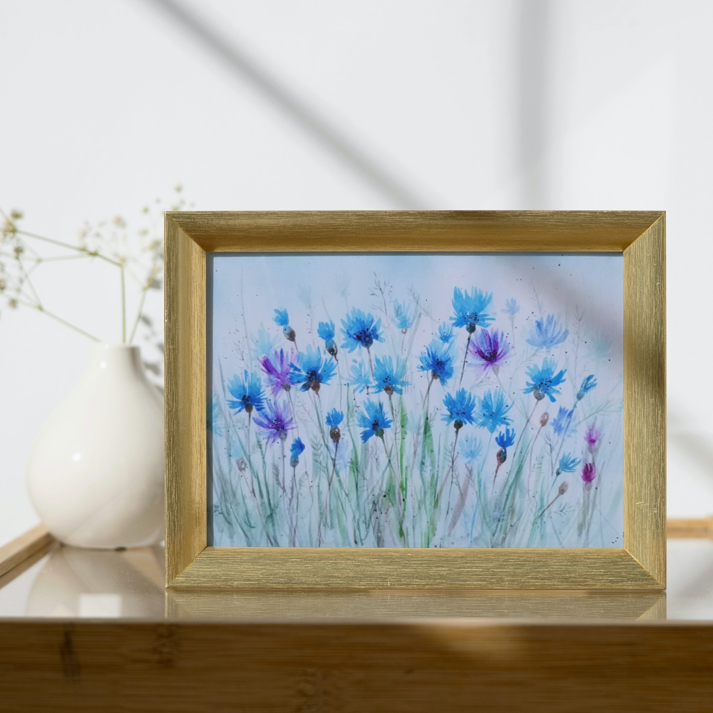 "Cornflowers," Giclee Print 5x7