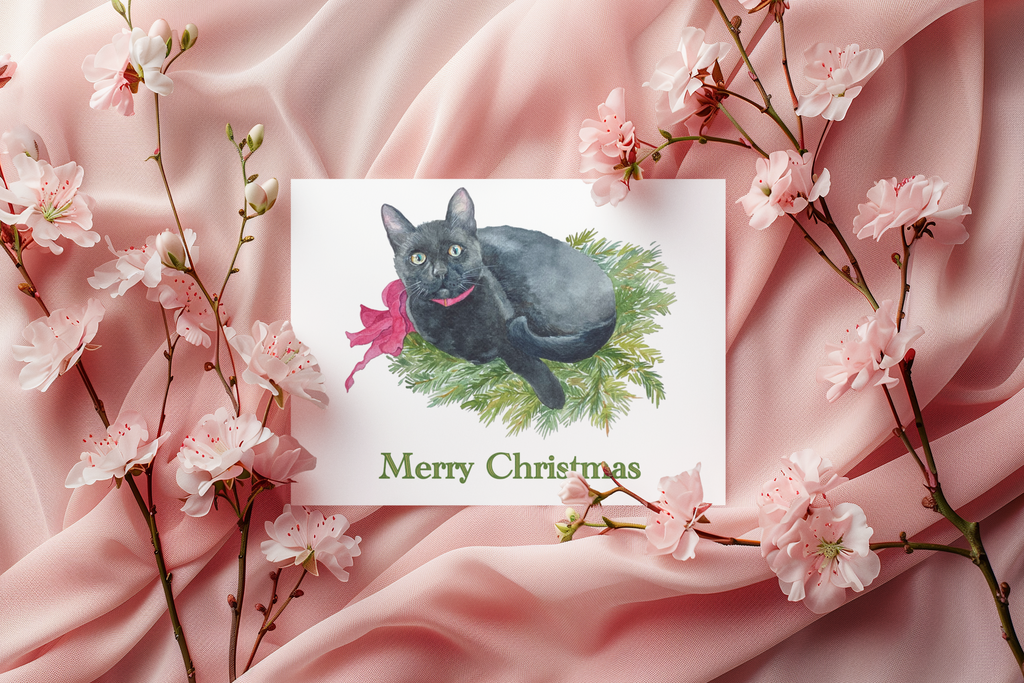 "Merry Christmas Kitty," Christmas & holiday greeting card